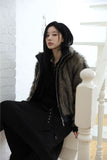 Paul Leather Line Fur Jacket