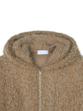 Teddy Fur Zip Hoodie