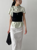 Cookie Button H-Line Long Skirt