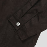 Node Collar Suede Jacket