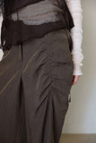 Ari Wrinkle See-Through Long Sleeve Tee