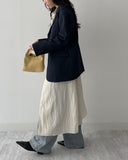 Timber Unbalanced Loose Fit Single Jacket