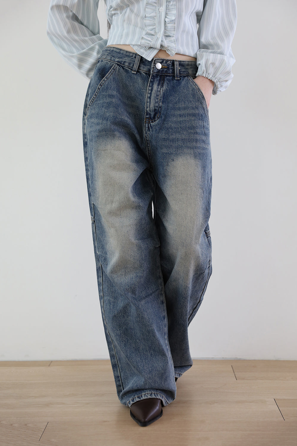 【COLOR iN ID】Flash Pintuck Line Denim COLOR iN ID(カラーインアイディー) - フラッシュピンタック