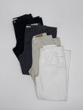 Oxford Cotton Wide Pants