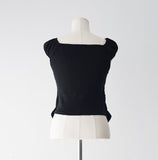 Via Punching Shirring T-shirt