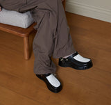 wedge heel loafer