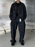 Non-Fade Curved Cargo Denim