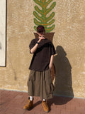 Pigment Stripe Half Tee