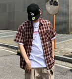 Breeze Check Half Shirt