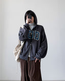 Colin Lettering Hood Zip-Up