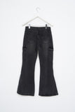(W) Dad Bootscut Black Denim