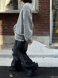 Two-tone Hachi Over Knit