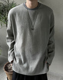 Wave Pleats Over T-Shirt