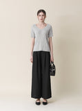 [Premium] Whole Garment Bush Wool Short Sleeve Knit