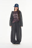 Mono pigment rivet string sweat pants