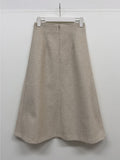 Bisset Wool Flare Skirt