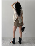 [Layered] Minuet Wrap Skirt Pants