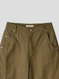 Vine Curved Cotton Pants