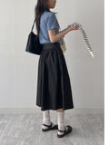 Alo Cotton Flare Skirt
