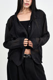 Summer Wrap Sheer Blouson