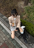 SOFT SHIRRING HALF TOP