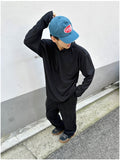 Twill Basic Corduroy Wide Pants