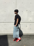 Foil Carpenter Bermuda Denim Pants