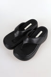 Round Summer Platform Sole Flip-flops