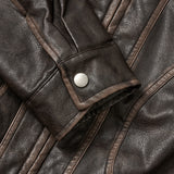 Mayson Rivet Leather Jacket