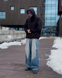 Frang washed denim pants