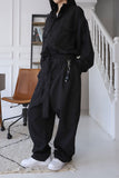 Nylon course jumpsuit