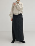 Raglan suede short blouson