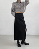 [FW] Betty Slit H-Line Long Skirt