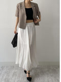 [summer] Repair Van Double Crop Half Jacket