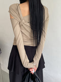 Athens Ribbed Slit T-shirt