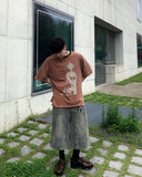 Vintage Double Knee Bermuda Banding Denim