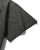 Check Zip-Up Half Shirt