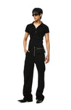 SNAP COLLAR HALF SLEEVE