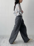 Naro V-Neck See-Through Blouse