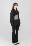 BLOCK LINE HALTER SLEEVELESS