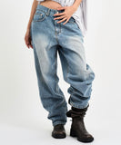 Sagging baggy denim pants