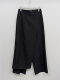 Scone Unbalanced Wrap Wide Slacks