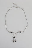 Butterfly drop necklace