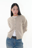 Ciel round button-up cardigan