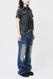 (W) Two Checked Shirt