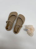 Raffia Linen Mary Jane Sandals