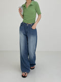 [summer] Pave Bijou Long Wide Denim