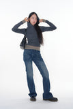 Veil modal hood long sleeve