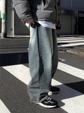 Gracie Blue Wide Denim Jeans
