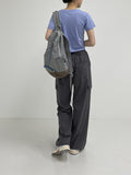 [summer] Planning cargo banding wide pants